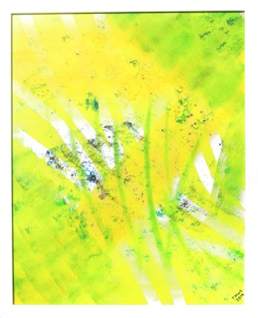 Slunečný - akryl na sololitu 40x50